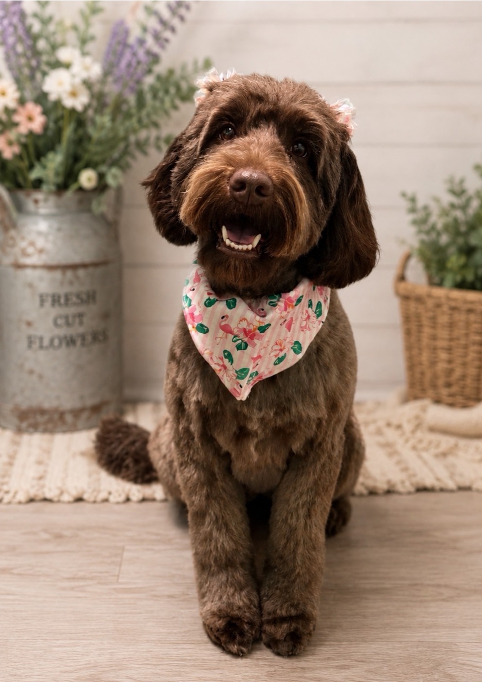 Chloe, a Goldendoodle & Bernedoodle